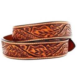 Vogt Silversmiths Russet Floral Belt -Ariat shop 041 1050 2