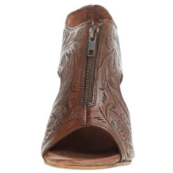 Roper Women`s Brown Tooled Leather Heel -Ariat shop 09 021 0946 3065 02