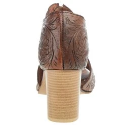 Roper Women`s Brown Tooled Leather Heel -Ariat shop 09 021 0946 3065 04