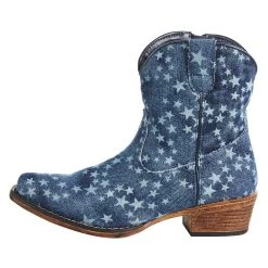 Roper Women`s Stonewashed Denim Bootie 9 Roper Women`s Stonewashed Denim Bootie -Ariat shop 09 021 1567 2429 3