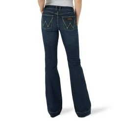 Wrangler Women's Retro Mae Mid Rise Trouser -Ariat shop 09MWWNS 3