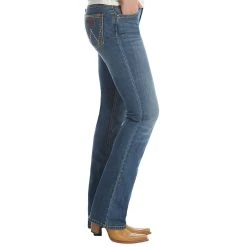 Wrangler Women's Plus Size Western Retro Mae Jean - Mid Rise -Ariat shop 09PWZKM 2