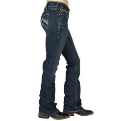 Ariat R.E.A.L. Mid Rise Stretch Whipstitch Boot Cut Jean -Ariat shop 10014022 11