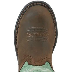 Ariat Tracey Oily Distressed Brown 9` Turq Top -Ariat shop 10015405 4