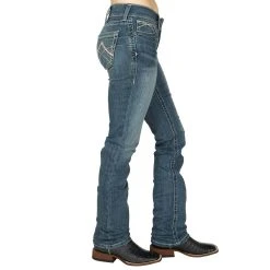 Ariat Women's R.E.A.L. Rainstorm Straight Leg Jeans -Ariat shop 10017217 1