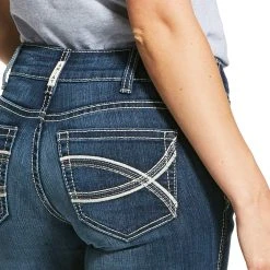 Ariat Women's R.E.A.L. Mid Rise Arrow Fit Shayla Boot Cut Jean -Ariat shop 10030259 04