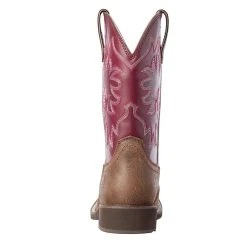 Ariat Women's Java/Burgundy Delilah Western Square Toe -Ariat shop 10031593 31