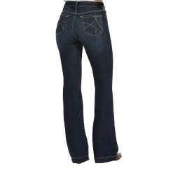 Ariat Women's Slim Fit Ella Wide Leg Trouser Jean -Ariat shop 100325501