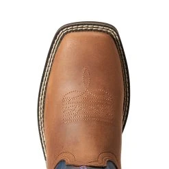 Ariat Womens Light Toffee/Navy Top Boot -Ariat shop 10033916. 2