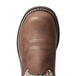 Ariat Women Dark Cattage/Turquoise 8` FatBaby Western Boot -Ariat shop 10034039 3