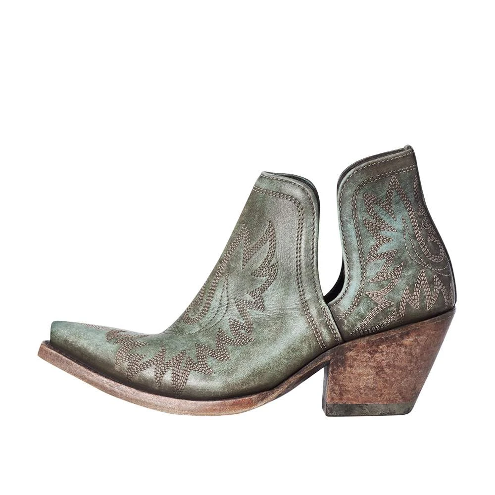 Ariat Women`s Distressed Turquoise Dixon Bootie 4 Ariat Women`s Distressed Turquoise Dixon Bootie - Image 2