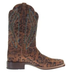 Ariat Women`s Primetime Brown Faded Leopard Boot -Ariat shop 10035935 4