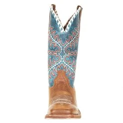 Ariat Women's Ariat Eldora Natural Tan 11in. Turquoise Top Cowgirl Boot -Ariat shop 10038279 1