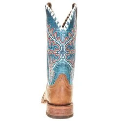 Ariat Women's Ariat Eldora Natural Tan 11in. Turquoise Top Cowgirl Boot -Ariat shop 10038279 3 486b929c c37e 4a6b bc69 5c5868a504e5