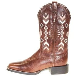 Ariat Women's Round Up Skyler Canyon Tan 11in. Tan Top Cowgirl Boot -Ariat shop 10038327 2