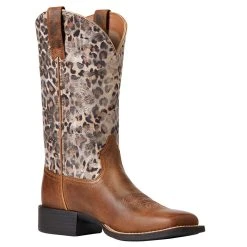 Ariat Women's Round Up Wide Square Toe Western Boot -Ariat shop 10040363 3
