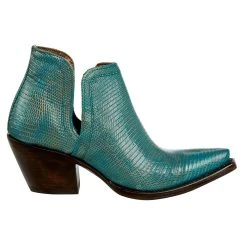 Ariat Women's Turquoise Metallic Lizard Dixon Western Boot -Ariat shop 10041027 5