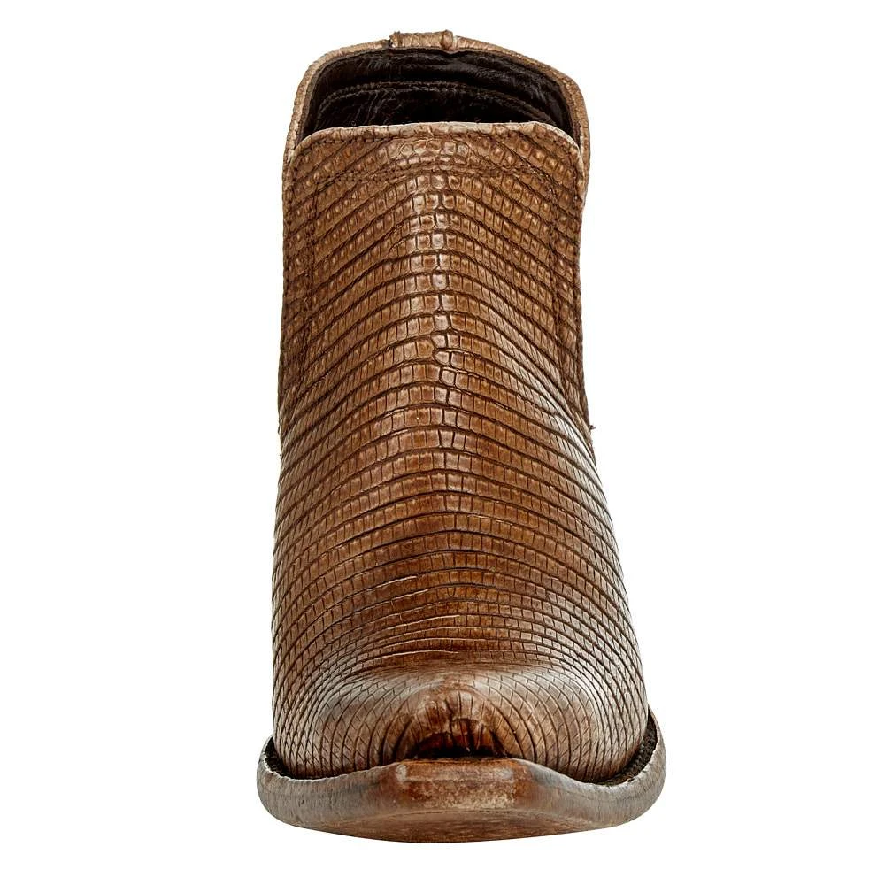 Ariat Women's Naturally Distressed Brown Dixon Lizard Western Boot 4 Ariat Women's Naturally Distressed Brown Dixon Lizard Western Boot - Image 2