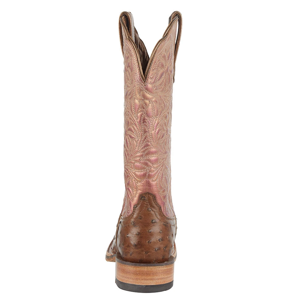 Ariat Women's Chocolate Full Quill 12in. Gold Top Cowgirl Boot 6 Ariat Women's Chocolate Full Quill 12in. Gold Top Cowgirl Boot - Image 4