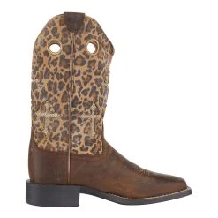 Ariat Women's Round Up Tan/Sparkle 11in. Leopard Cowgirl Boot 11 Ariat Women's Round Up Tan/Sparkle 11in. Leopard Cowgirl Boot -Ariat shop 10042384 5