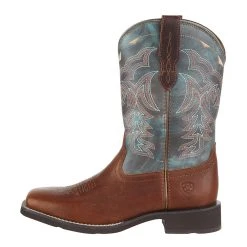 Ariat Women's Delilah Brown/Teal Boot -Ariat shop 10042420 3