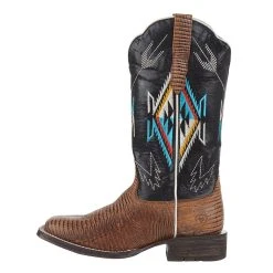 Ariat Women's Frontier Chimayo Wide Square Toe Western Boot -Ariat shop 10042573 3