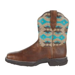 Ariat Women's Anthem Brown/Aztec Top Shortie -Ariat shop 10042576 3