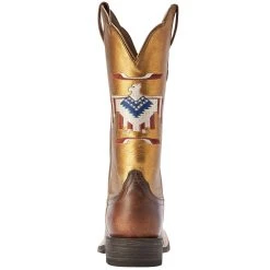 Ariat Women's Frontier Tan 12in. Tan Thunderbird Inlay Cowgirl Boot -Ariat shop 10042578 03