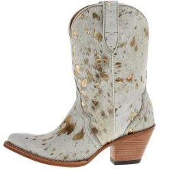 Ariat Women's Bandida White Metallic Hair On Bootie -Ariat shop 10044392 03