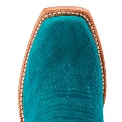 Ariat Womens Futurity Boon Ancient Turqouise Roughout Gilded Mocha Top Boot -Ariat shop 10044399 06