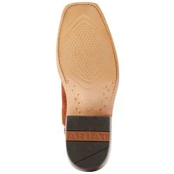 Ariat Women's Futurity Boon Cognac Roughout Electric Lime Patent Top Boot -Ariat shop 10044400 05