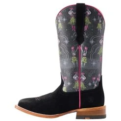Ariat Women's Frontier Western Aloha Black Roughout 13in. Hula Print Boot -Ariat shop 10044519 03