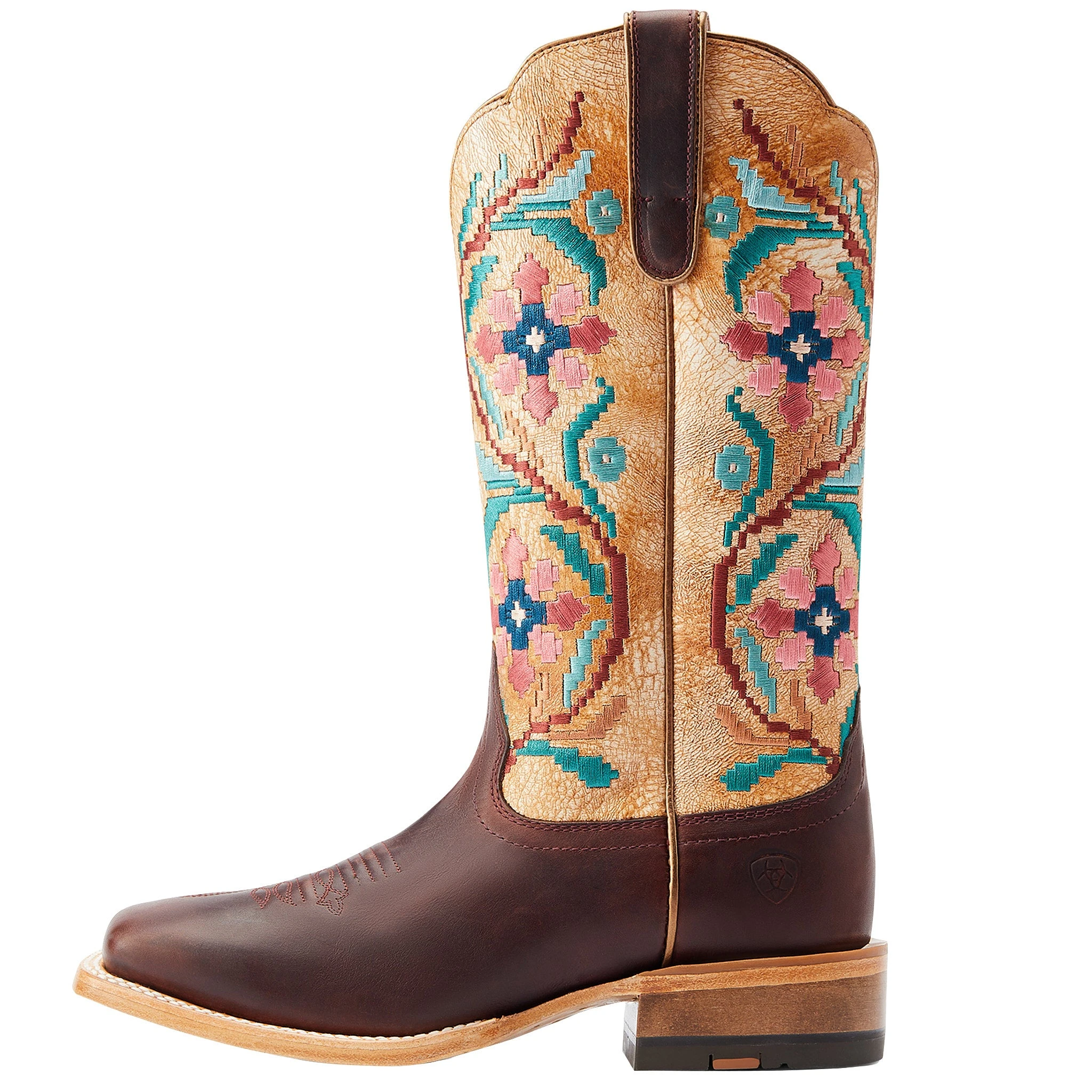 Ariat Women's Frontier Daniella Tan 13 In Sanded White Cowgirl Boot 5 Ariat Women's Frontier Daniella Tan 13 In Sanded White Cowgirl Boot - Image 3