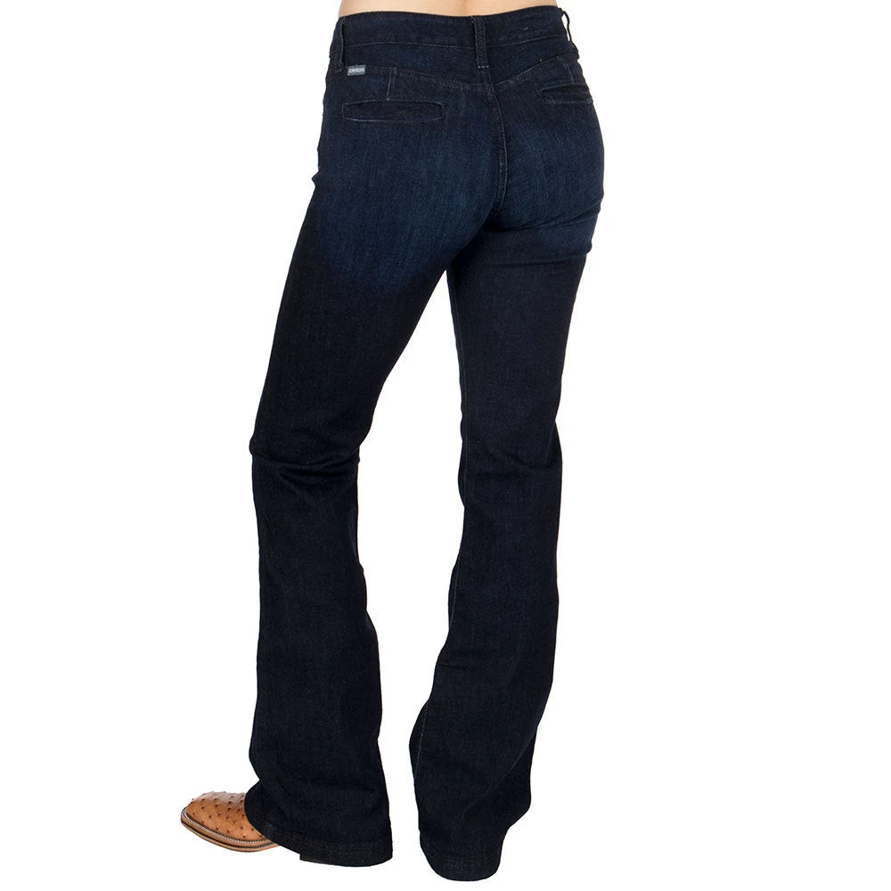 Cinch Women's Lynden Dark Wash Trouser Jean 3 Cinch Women's Lynden Dark Wash Trouser Jean