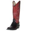 Anderson Bean Ladies Black Cherry Lizard With Red Top -Ariat shop 100949 default l