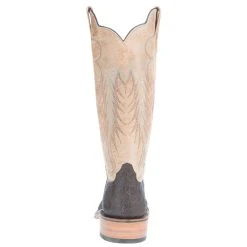 Rios Of Mercedes Women's Ride Ready Chocolate Elephant With Ivory Top Cowgirl Boots -Ariat shop 101028 3