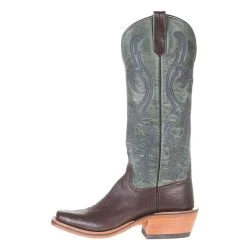 Rios Of Mercedes Women's Ride Ready Nicotine Smooth Ostrich 15` Green Top Boot -Ariat shop 102309 2