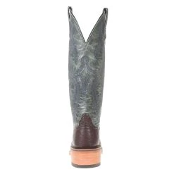 Rios Of Mercedes Women's Ride Ready Nicotine Smooth Ostrich 15` Green Top Boot -Ariat shop 102309 3