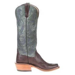 Rios Of Mercedes Women's Ride Ready Nicotine Smooth Ostrich 15` Green Top Boot -Ariat shop 102309 4