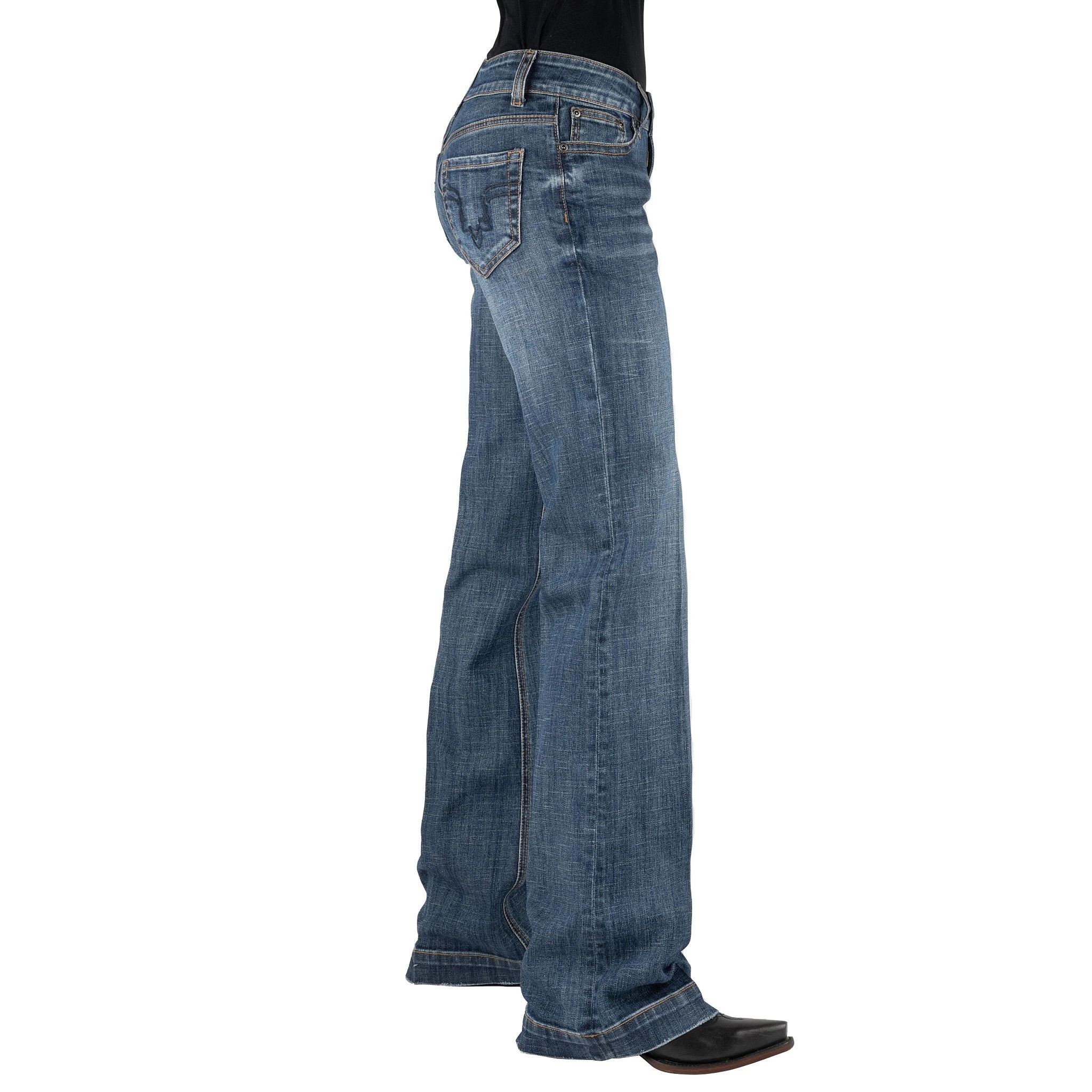 Stetson Women's Deco Pocket Trouser Jean 4 Stetson Women's Deco Pocket Trouser Jean - Image 2