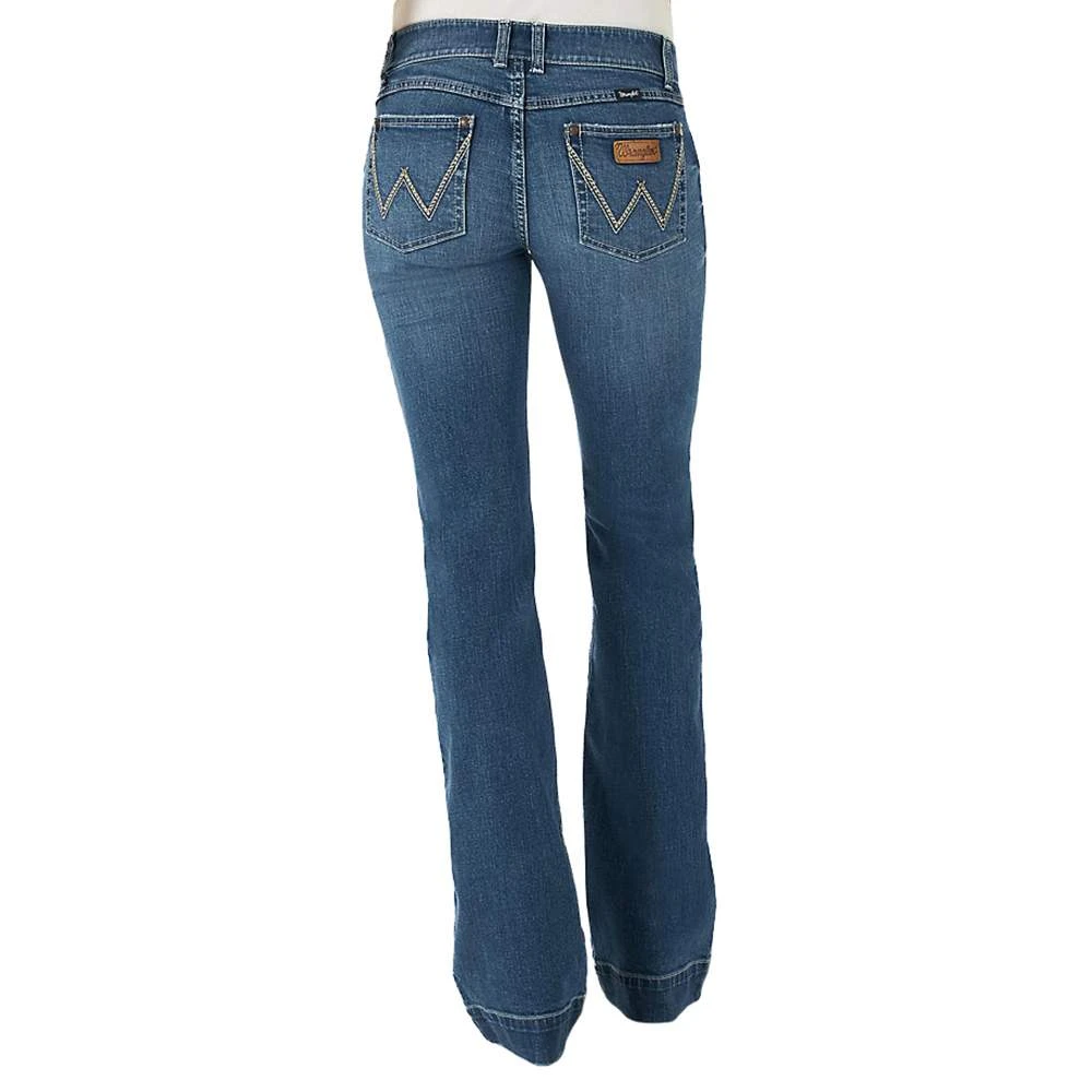 Wrangler Women's Retro Mae Wide Leg Dark Wash Jean 4 Wrangler Women's Retro Mae Wide Leg Dark Wash Jean - Image 2