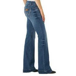 Wrangler Women's Retro Mae Wide Leg Dark Wash Jean 8 Wrangler Women's Retro Mae Wide Leg Dark Wash Jean -Ariat shop 112315025 3