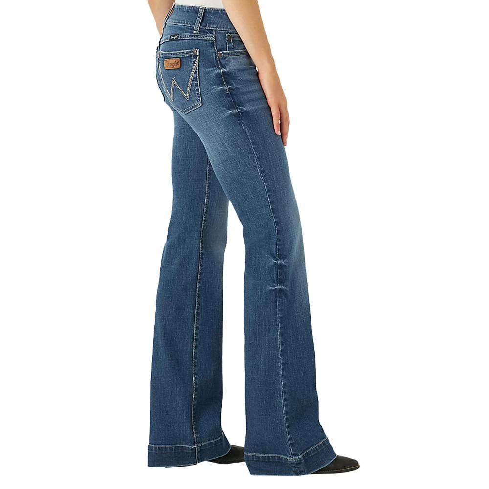 Wrangler Women's Retro Mae Wide Leg Dark Wash Jean 5 Wrangler Women's Retro Mae Wide Leg Dark Wash Jean - Image 3