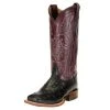 Tony Lama Women's Farron Black Full Quill Boot