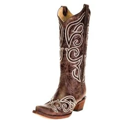 Circle G Womens Brown Embroidered Snip Toe Boot -Ariat shop 118192 default l e848f215 2993 4fa9 a1b2 27f829051875