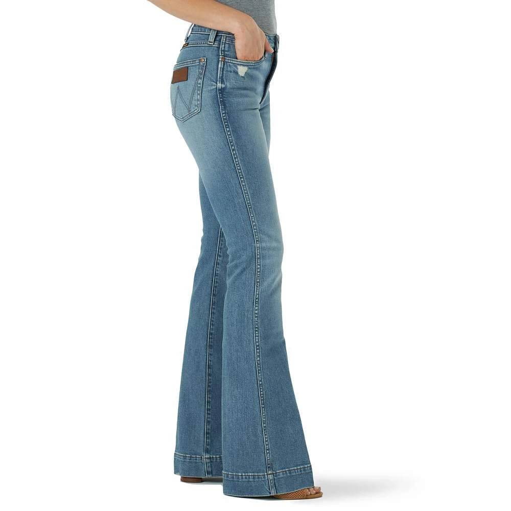 Wrangler Women's Retro High Rise Katie Trouser 4 Wrangler Women's Retro High Rise Katie Trouser - Image 2