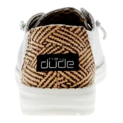 Heydude Women`s Hey Dude Wendy Chambray Java White Casual -Ariat shop 121411815 04