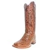 Tanner Mark Boots Women's Embossed Floral Hand Tool In Classic Cognac Cowgirl Boot -Ariat shop 121732 default l