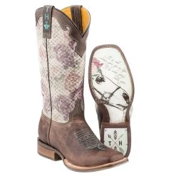 Tin Haul Footwear Womens Brown Rosealiscious Boot 13' Floral Top -Ariat shop 122087 default l 3c970712 b995 4f67 885a 4bc8f1c6cd65