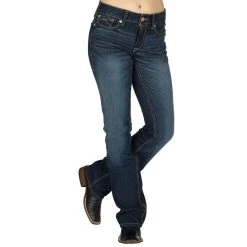 Ariat Ladies Real Rosa Cooling Fabric Bootcut Jeans 10027713